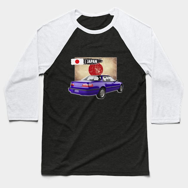 Acura Integra 1990 04 Baseball T-Shirt by Stickers Cars